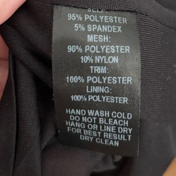 EUC Lulu's Black Sheer Ruffle-Sleeve Bodycon Dress Size S - Picture 7 of 12